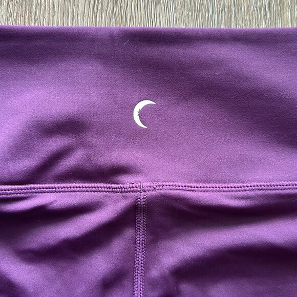 Zyia Active Light N Tight Logo Side 17" Leggings Plum Size 14-16 - Picture 5 of 6